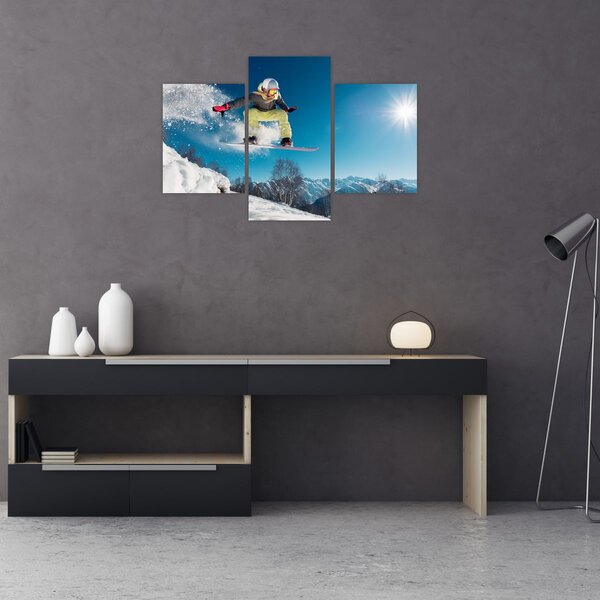 Tablou - Snowboarder (90x60 cm)