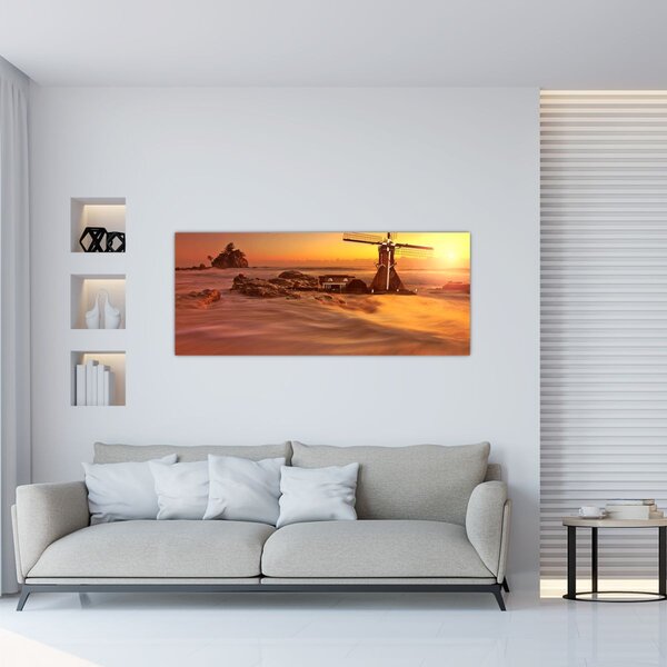 Tablou - Apus de soare (120x50 cm)