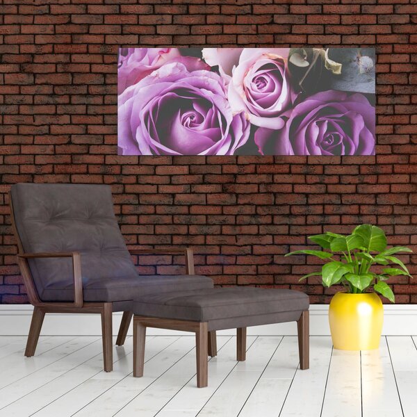 Tablou - Trandafiri (120x50 cm)