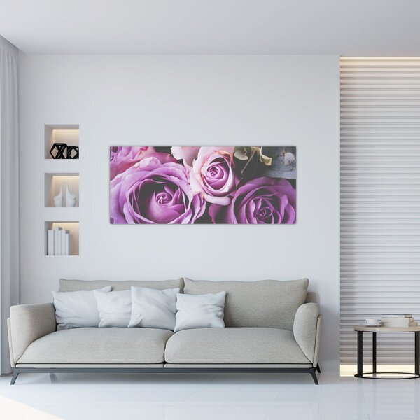 Tablou - Trandafiri (120x50 cm)