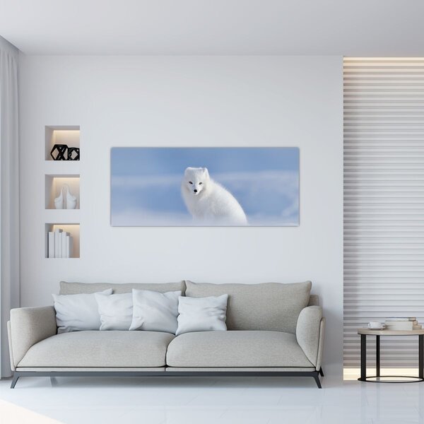 Tablou - Vulpe polară (120x50 cm)