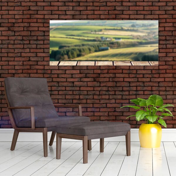 Tablou - Priveliște peisaj (120x50 cm)