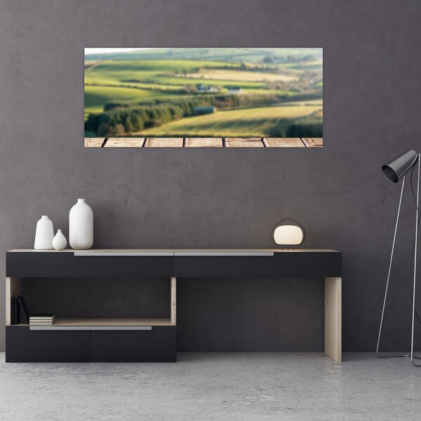 Tablou - Priveliște peisaj (120x50 cm)
