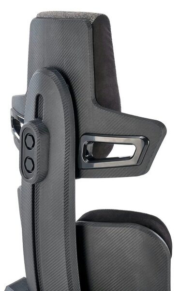 Scaun gaming NITRO 2, gri/negru, material textil, 66x68x130/137 cm