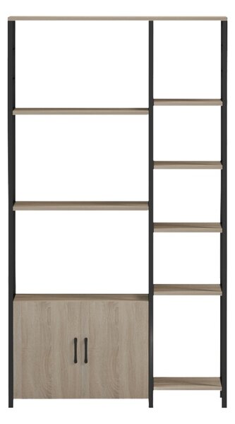 Raft bucatarie cu dulap, Ranea, Stejar, 85x32x150 cm