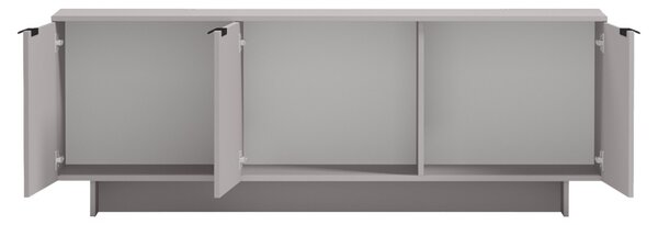 Comoda TV, Beldon, Gri, 150x42x55 cm