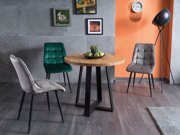 Scaun de sufragerie Charlie (galben + negru). Promo -8%. 1050298