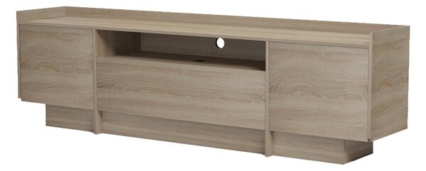 Comoda TV, Derden, Stejar, 197x38x58 cm