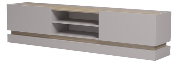 Comoda TV, Wendo, Gri, 200x37x47 cm