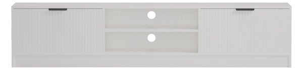 Comoda TV, Lemardo, Alb, 180x40x40 cm