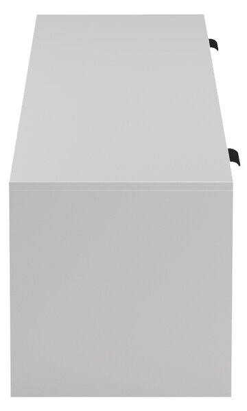 Comoda TV, Lemardo, Alb, 180x40x40 cm