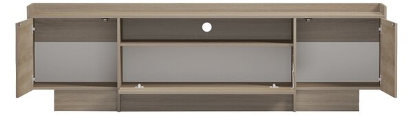 Comoda TV, Derden, Stejar, 197x38x58 cm