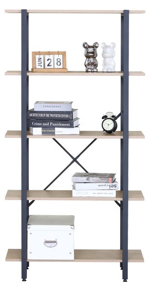 Biblioteca, Nebranzo, Stejar, 80x34x155.3 cm