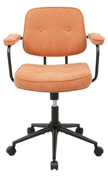 Scaun birou, Leberta R300, Teracota, 64x63.5x86 cm