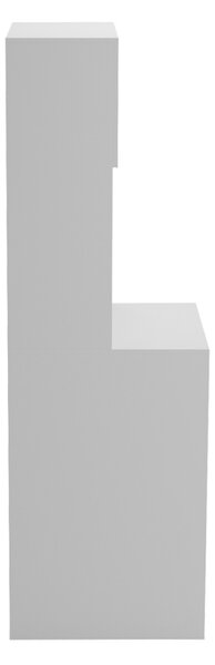 Dulap baie masina de spalat, Chaxe, Alb, 65x60x183.6 cm