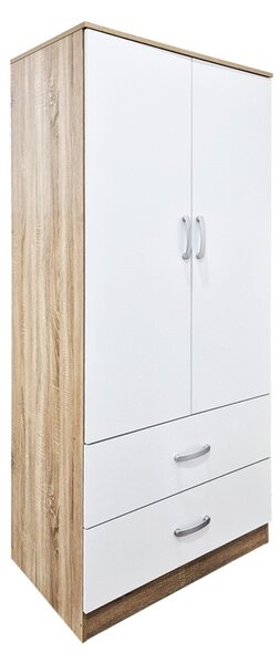 Dulap, Alvia, Alb, 80x51.5x180 cm