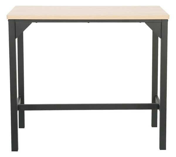 Set masa si scaune de bar, 5 buc, Arzo, Natural, 100x60x86 cm