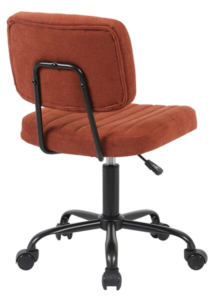 Scaun birou, Warra, Bordo, 50x52x86 cm