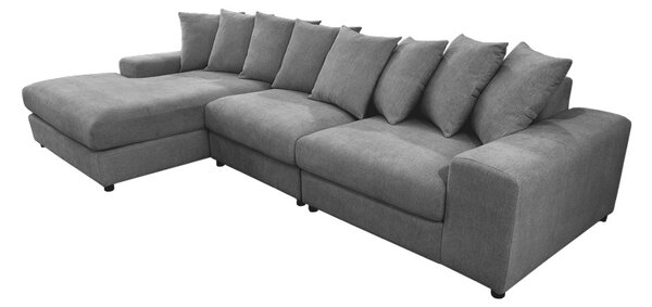 Coltar dreapta, Gerando, Antracit, 336x179x83 cm