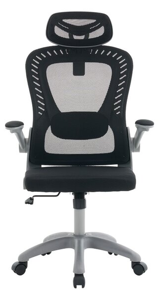 Scaun birou, Delilah, Negru, 61x62x110 cm