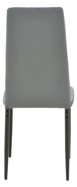 Scaun, Parker, Gri, 41x48x96 cm