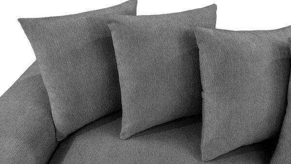 Coltar stanga, Gerando, Antracit, 336x179x83 cm
