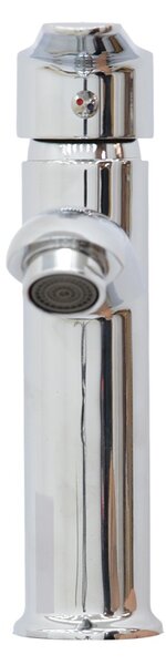 Robinet pentru lavoar, Mentis, Argintiu, 17x3x18 cm