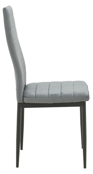 Scaun, Parker, Gri, 41x48x96 cm