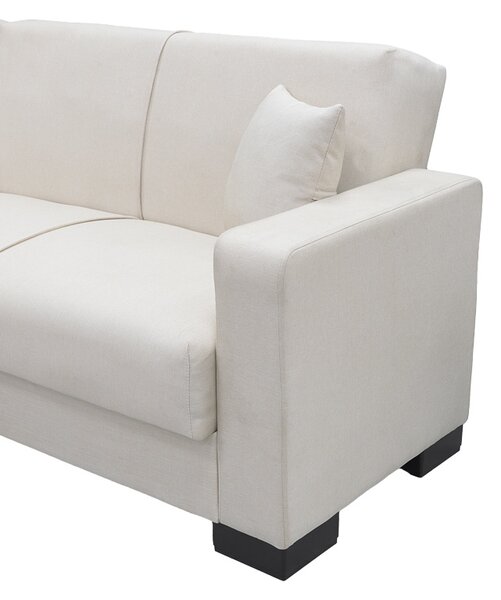 Coltar extensibil reversibil, Dumma, Crem, 226x146x86 cm