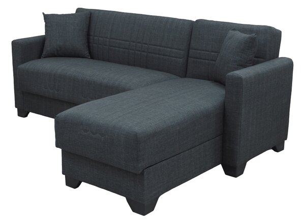 Coltar extensibil reversibil, Stashio, Antracit, 202x143x84 cm