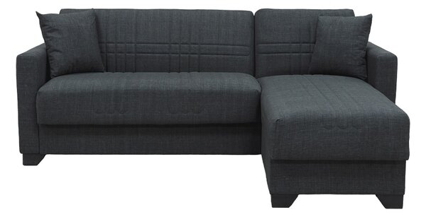 Coltar extensibil reversibil, Stashio, Antracit, 202x143x84 cm