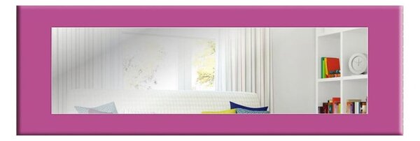 Oglindă de perete Oyo Concept Eve, 120x40 cm, roz-violet