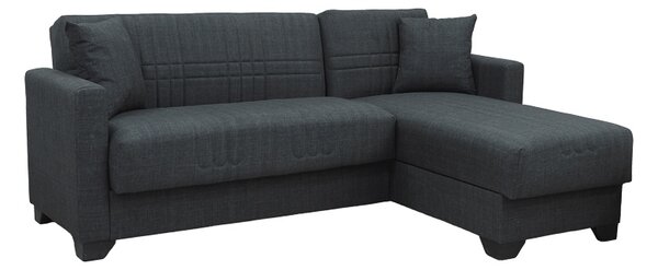 Coltar extensibil reversibil, Stashio, Antracit, 202x143x84 cm