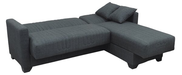 Coltar extensibil reversibil, Stashio, Antracit, 202x143x84 cm