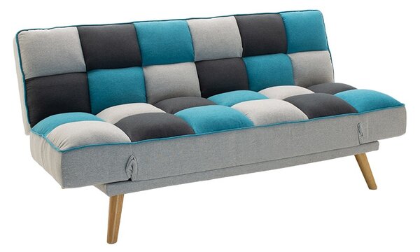Set mobilier studenti canapea si masuta de cafea, 2 buc, Rythm, Multicolor, 178x91x86 cm