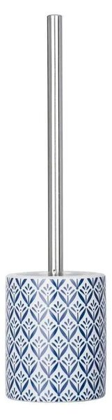 Perie de WC albastră din ceramică Lorca – Wenko