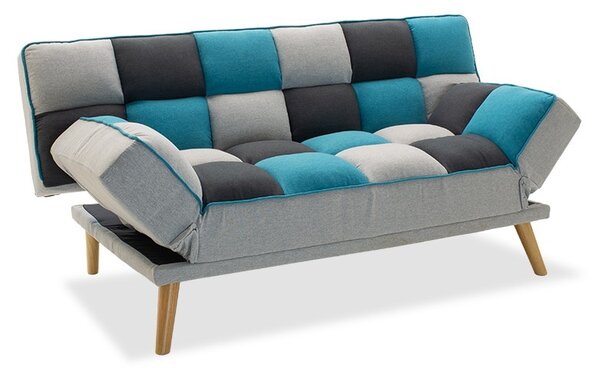 Set mobilier studenti canapea si masuta de cafea, 2 buc, Rythm, Multicolor, 178x91x86 cm