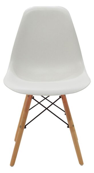 Set masa si scaune dining, 5 buc, Julita Natali, Natural, 80x80x76 cm