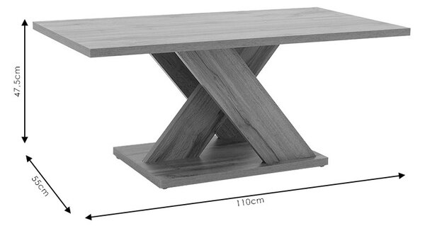 Set mobilier studenti canapea si masuta de cafea, 2 buc, Rythm, Multicolor, 178x91x86 cm