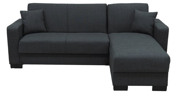 Coltar extensibil reversibil, Dumma, Antracit, 226x146x86 cm