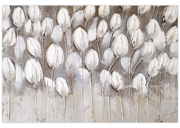 Tablou - Lalele structurate (90x60 cm)
