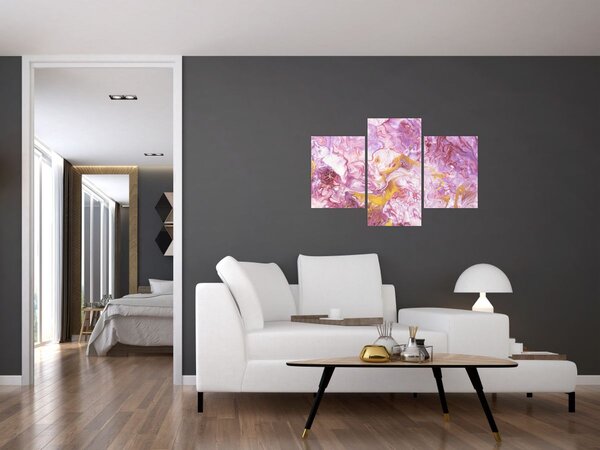 Tablou - Abstract roz (90x60 cm)