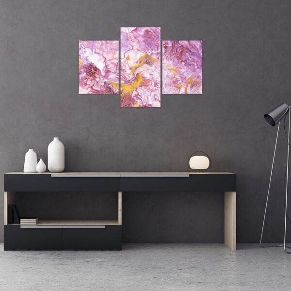Tablou - Abstract roz (90x60 cm)
