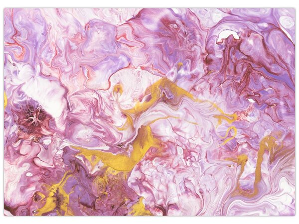 Tablou - Abstract roz (70x50 cm)