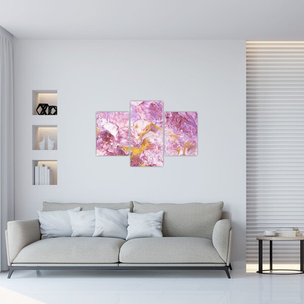 Tablou - Abstract roz (90x60 cm)
