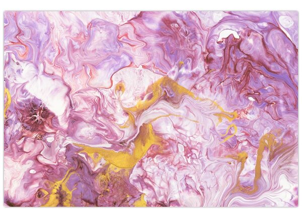 Tablou - Abstract roz (90x60 cm)