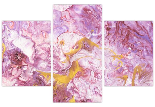 Tablou - Abstract roz (90x60 cm)