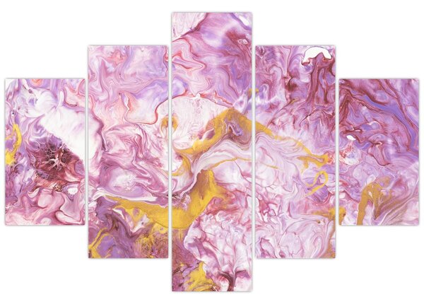 Tablou - Abstract roz (150x105 cm)