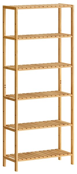 Raft depozitare Songmics, Bambou, Bej, 60x30x161 cm