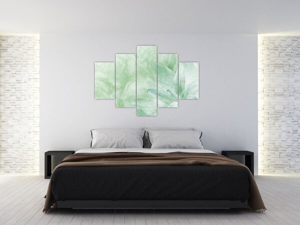 Tablou - Floare verde (150x105 cm)